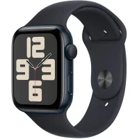 Apple Watch SE 2 2023 44mm GPS Midnight Aluminum Case with Midnight Sport Band - S/M